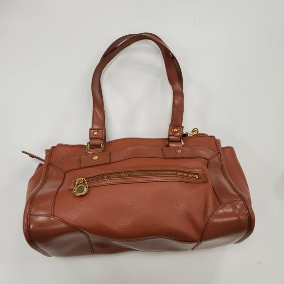 Isaac Mizrahi Brown Leather Purse - Picture 1 of 6
